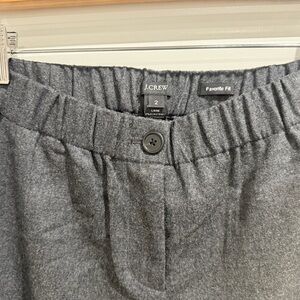 J. Crew Charcoal Wool Pants